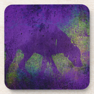 Dessous-de-verre Chien coloré
