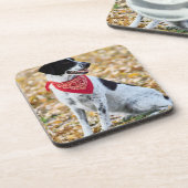 Dessous-de-verre Chien d'automne (Côté gauche)