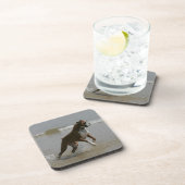 Dessous-de-verre Chien de boxeur dans l'eau (Côté Droit)