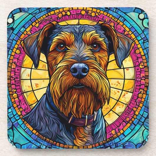 Dessous-de-verre Chien de dessin animé mignon (Devant)