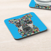 DESSOUS DE VERRE CHIEN DE RACE MIXTE (Côté gauche)