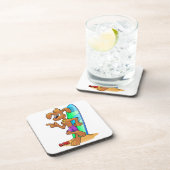 DESSOUS-DE-VERRE CHIEN DE SURFER (Côté Droit)