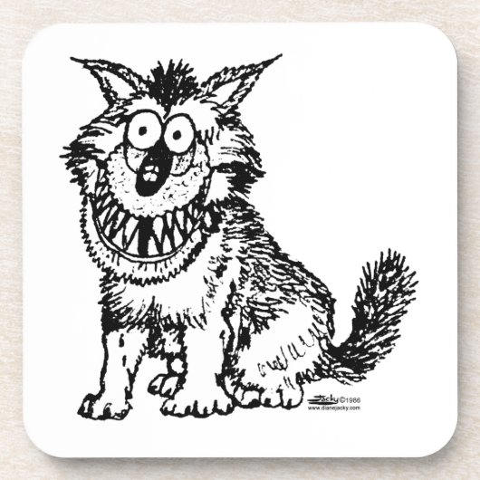 Dessous-de-verre Chien fou (Devant)