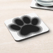 Dessous-de-verre Chien Paw Avec Plan (Côté gauche)