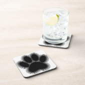 Dessous-de-verre Chien Paw Avec Plan (Côté Droit)