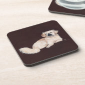 Dessous-de-verre Chien Pékinois Blanc (Côté gauche)