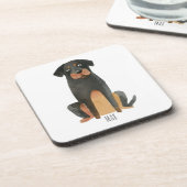 Dessous-de-verre Chien Rottweiler (Côté gauche)