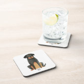 Dessous-de-verre Chien Rottweiler (Côté Droit)