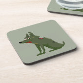 Dessous-de-verre Chien Zombie (Côté gauche)