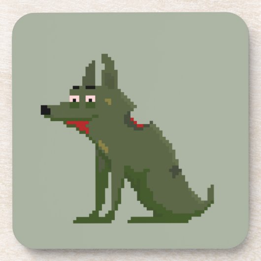 Dessous-de-verre Chien Zombie (Devant)