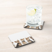 Dessous-de-verre Chiens identiques se reposant ensemble (Côté Droit)