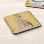 Dessous-de-verre Chiffre debout d'un prince de Mughal, du petit (Côté gauche)