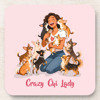 Dessous-de-verre Chimigos - Crazy Chi Lady - Chihuahua 