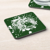 Dessous-de-verre Chimpanzé en blanc (Côté gauche)