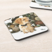 Dessous-de-verre Chiot à neige (Côté gauche)