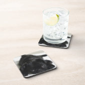 Dessous-de-verre Chiot de Carlin noir (Côté Droit)