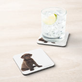 Dessous-de-verre Chiot de labrador retriever de chocolat (Côté Droit)