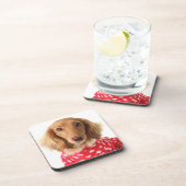 Dessous-de-verre Chiot de teckel utilisant l'équipement de (Côté Droit)