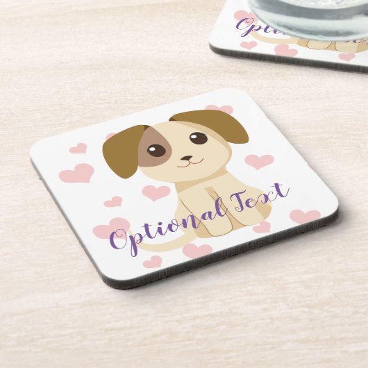 Dessous-de-verre Chiot doux (Côté gauche)