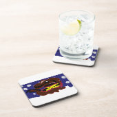 Dessous-de-verre Chiot en hiver (Côté Droit)