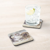 Dessous-de-verre Chiot et chat de bébé (Côté Droit)