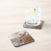 Dessous-de-verre Chiot et lapin (Côté Droit)