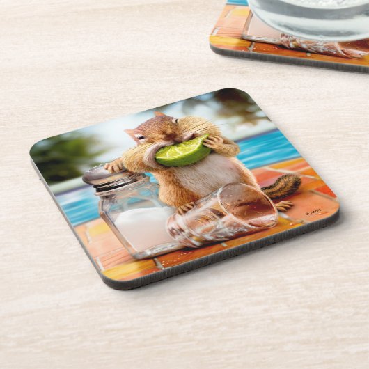 Dessous-de-verre Chipmunk À La Lime (Côté gauche)