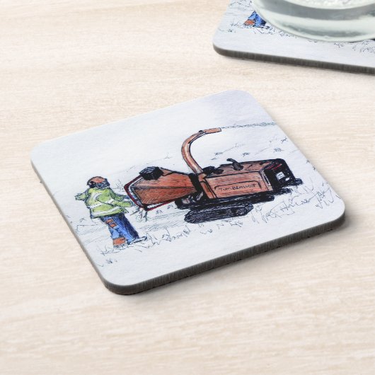 Dessous-de-verre Chipper de Timberwood (Côté gauche)