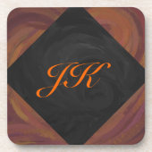 Dessous-de-verre Chocolat Carmel Swirl (Devant)