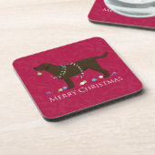 Dessous-de-verre Chocolat Lab Joyeux Noël Design (Côté gauche)