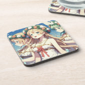 Dessous-de-verre Choeur d'anime (Côté gauche)