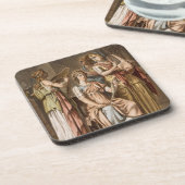 Dessous-de-verre Choeur des femmes israélites, costumes pour (Côté gauche)