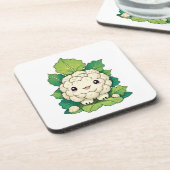 Dessous-de-verre Chou-fleur Kawaii (Côté gauche)