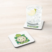 Dessous-de-verre Chou-fleur Kawaii (Côté Droit)
