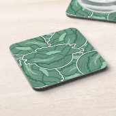 Dessous-de-verre Chou vert funky (Côté gauche)