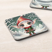 Dessous-de-verre Christmas Elf (Côté gauche)