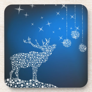 Dessous-de-verre Christmas Reindeer & Stars