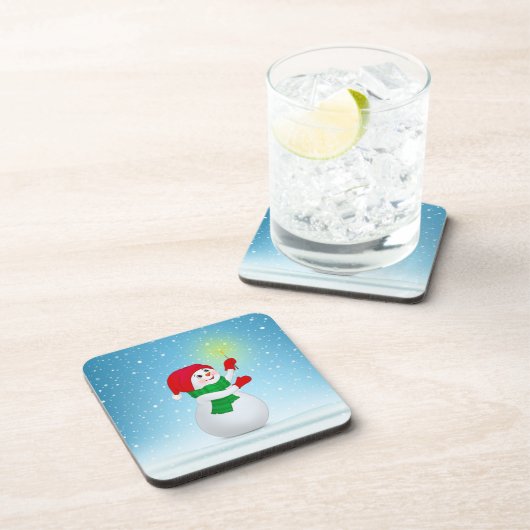 Dessous-de-verre Christmas Snowman (Côté Droit)