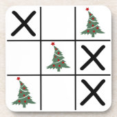 Dessous-de-verre Christmas Tic Tac Toe (Devant)