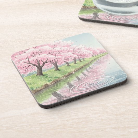 Dessous-de-verre Chuchotements de Printemps (Côté gauche)