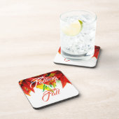 Dessous-de-verre Chute de l'automne japonais feuille d'érable rouge (Côté Droit)