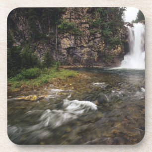 Dessous-de-verre Chutes de l'Aigle en vol aka Trick Falls dans les