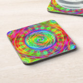 Dessous-de-verre Cible Tie-dye (Côté gauche)