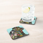 Dessous-de-verre ciel d'amour chimpanzé (Côté Droit)