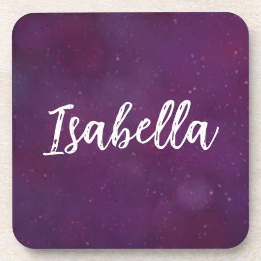 Dessous-de-verre Ciel d'étoile violette (Devant)