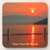 Dessous-de-verre Ciel Rouge Le Matin (Devant)