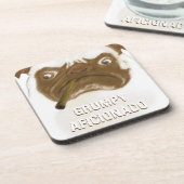 Dessous-de-verre Cigar à puggy Grumpy AFICIONADO personnalisé (Côté gauche)