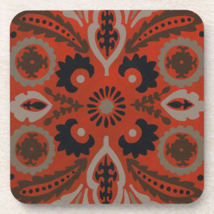 Dessous-de-verre Cinnabar Suzani II