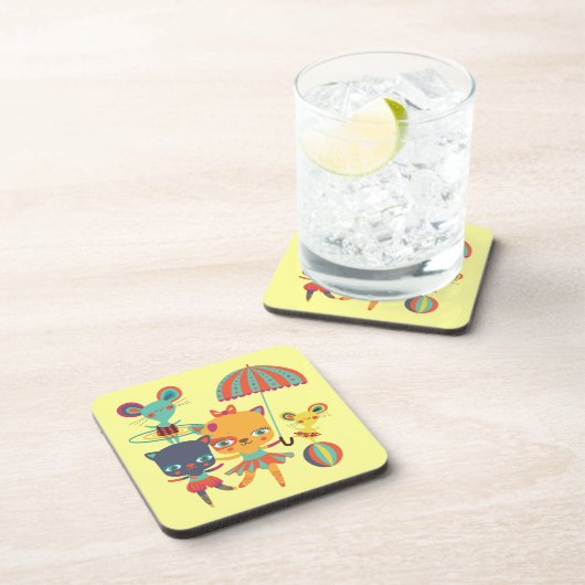Dessous-de-verre Cirque Cuties (Côté Droit)