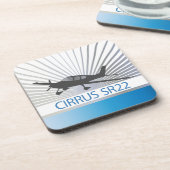 Dessous-de-verre Cirrus SR22 (Côté gauche)